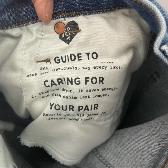 Madewell 10” High Rise Skinny Jeans Medium Wash Blue 23 - Picture 6 of 8